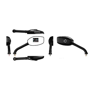 Caméra de tableau de bord DVR pour moto Mirrro Caméra de recul intégrée Vue arrière et arrière Rétroviseur de moto - Product Image 5