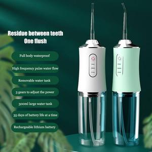 Mini irrigateur buccal sans fil rechargeable de 220 ml, étanche, pour le nettoyage des dents, soin dentaire - Product Image 4
