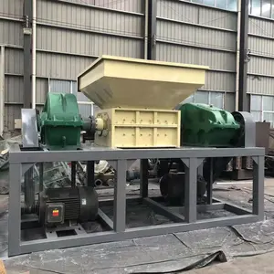 ماكينة وآلة تقطيع المخلفات وإعادة التدوير ماكينة تقطيع بلاستيك قشر جوز الهند