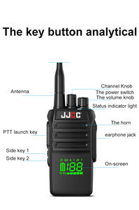 Custom JJCC de mano <span class=keywords><strong>inter</strong></span> long Rang venta completa 4200mAh standby portátil Plus sense Antena de larga distancia adulto walkie-talkie - Product Image 6