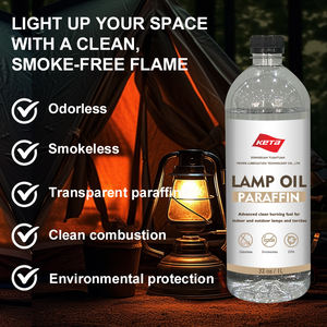 Transparentes rauchfreies und geruchloses Lampenöl sicheres und brennbares flüssiges Paraffinlampenöl im Innen- und Außenbereich - Product Image 1