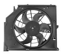 Ensemble de ventilateur de refroidissement de radiateur pour BMW E46 325i 328i 330i 17117561757