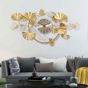 2023 New Coming Metal Wall Art clock ,iron Wall Art and Metal Wall Art Flower Decor For Home Decor Supplieswall clock