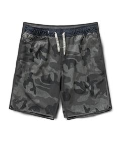 กางเกงขาสั้นผู้ชายไซส์ใหญ่ ผลิตโดยผู้ผลิต (OEM) รับทำโลโก้ตามสั่ง ลวดลายฟอกสีแบบสโตนวอช ลายทาง พิมพ์ลายแบบซับลิเมชั่น สำหรับเล่นกีฬา ออกกำลังกาย ป้องกันรอยยับ - Product Image 4