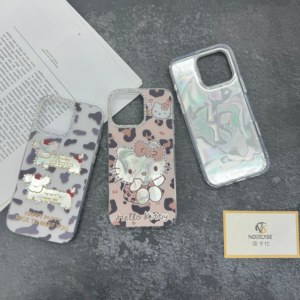 Coque de téléphone à motif chat pour VIVO REDMI, design mignon de chaton, coque rigide en TPU mince, style dessin animé animal amusant, anti-chute, cadeau pour enfants - Product Image 1
