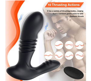 Vibrador Anal Automático Recargable, Masajeador de Próstata de Silicona, Juguetes Sexuales Impermeables para Hombres y Mujeres - Product Image 4