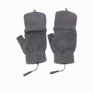 Carbon Fibre <b>Usb</b> <b>Heating</b> Mittens Graphene Rechargeable Heated Insulation Ski Motorcycle Gloves Electric Heated Gloves - Product Image 3