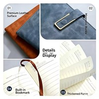 Ensemble cadeau de carnet personnalisé, carnet A5 avec stylo, cadeaux promotionnels d'entreprise, bloc-notes avec logo