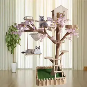 من المصنع مباشرة ألعاب هاري بوتر الشجرة القطة عصا يمكن سحبه من الريش التفاعلية الجيدة