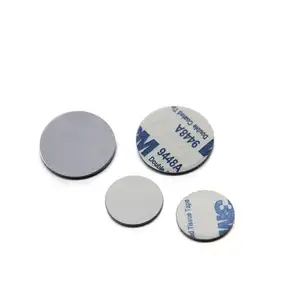 Waterproof Read-only passiva 125KHZ disco tag plástico TK4100 Round tamanho personalizado pequeno PVC RFID Tag Coin