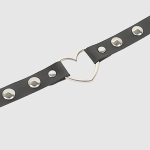 قلادة معدنية جديدة على شكل هيكل عظمي بشري من جلد البولي يوريثال ، قلادة بياقة قابلة للتعديل ، قلادة نسائية بنمط مثير من النقوش الهارجوكو - Product Image 4