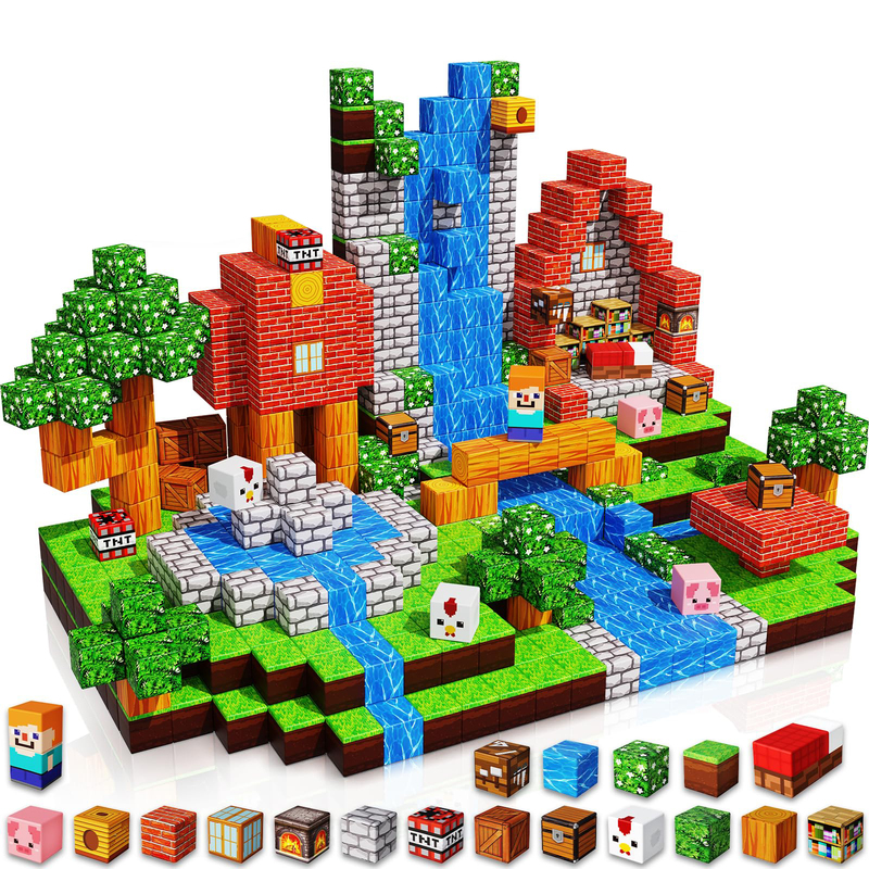 Magnetic Building Blocks for Kids Sensory