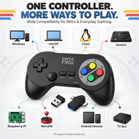 Manette de jeu sans fil Data Frog PC07, contrôleur rétro, 2 joueurs, contrôleur de jeu Plug & Play pour PC DInput, émulateurs Android