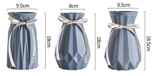 Vaso di vetro moderno creativo degli ornamenti della decorazione domestica dei vasi della pianta dell'interno per i fiori per la decorazione domestica - Product Image 2