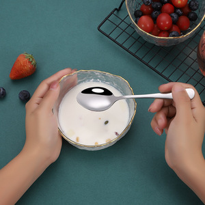 304 Stainless Steel Portable <b>Dinnerware</b> Set Three Pieces Eco-Friendly Food Utensils For Students Children Outdoor Use - Product Image 5