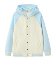 Veste décontractée personnalisable pour hommes et femmes, légère, bomber d'automne, tissu doux au toucher, boutons sur le devant, streetwear urbain, logo fait main
