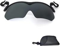 Lunettes de soleil de sport à clip pour hommes et femmes, lunettes à clip pour baseball, softball, pêche, vélo, randonnée, cyclisme, golf