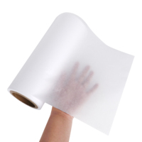 Rouleau de papier calque en coton, double face, enduit de résine, léger, transparent, écologique, pour impression sérigraphique