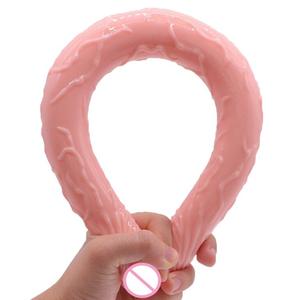 17 Inch Groothandel Super Lange Echte Penis Lesbische Seksspeeltje Haan Dubbele Kop <span class=keywords><strong>Dildo</strong></span> - Product Image 3