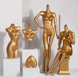 Kainice Mannequin Femme sur Pied Personnalisé en Fibre de Verre, Simulation de Corps Entier, Base en Verre/Inox, Économique et de Haute Qualité - Product Image 1