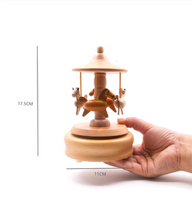 <span class=keywords><strong>Carillon</strong></span> in Legno Personalizzato a Forma di Giostra, Decorazione Creativa per Regalo di Compleanno per Bambina, <span class=keywords><strong>Carillon</strong></span> in Legno Fatto a Mano - Product Image 6