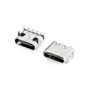 מקצועי יצרן של USB 3.1 נקבה 4P SMD מחבר USB סוג C מחבר