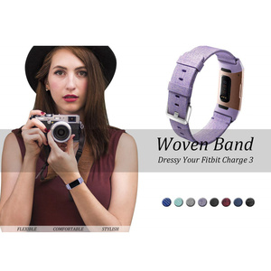 Dây Đeo Nylon Cho <span class=keywords><strong>Fitbit</strong></span> <span class=keywords><strong>Charge</strong></span> <span class=keywords><strong>3</strong></span> Dây Đeo Cổ Tay Thay Thế Dây Đeo Đồng Hồ Thông Minh Vòng Đeo Cổ Tay Cho <span class=keywords><strong>Fitbit</strong></span> <span class=keywords><strong>Charge</strong></span> 4 Dây - Product Image 4