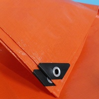 Bâche imperméable orange personnalisée pour couverture de camion