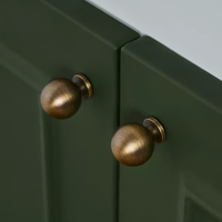 Poignées de meuble en laiton massif de qualité supérieure, poignées de tiroir et de placard en laiton antique, boutons de meuble et de commode