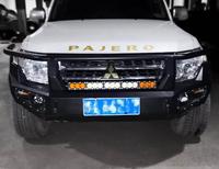 Haute qualité 	   Accessoires Mitsubishi Pajero Nouveau style Pare-chocs avant avec treuil pour Pajero V93 à Guangzhou