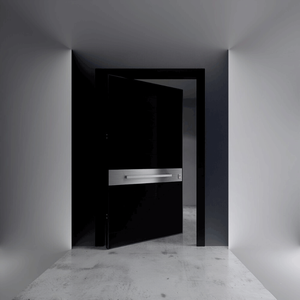 Porte d'entrée en alliage d'aluminium haute sécurité, antivol, pour extérieur, pour projets résidentiels et immeubles d'appartements, vente en gros - Product Image 2