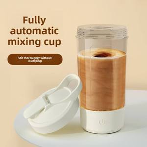 Vaso Mezclador con Tapa y Carga USB - Apto para Batidos, Café, etc. - para Viajes, Oficina y Uso en el Campus - Product Image 3