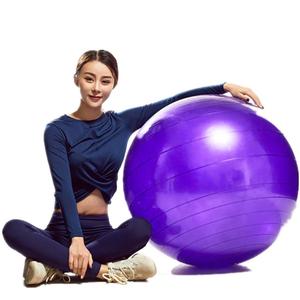 Equipo de Gimnasio en Casa, Pelota de Yoga y Masaje Inflable Antiexplosión de 55 cm, Gruesa, para Ejercicio Físico - Product Image 4