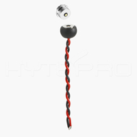 Connecteur d'alimentation magnétique HYTEPRO M523SPH à injection ronde 2 Pogo Pin, 2A 5 à 24V à extrémité ouverte pour l'automatisation industrielle et médicale