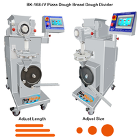 Machine automatique de fabrication de bases de pizza rondes de haute technologie, diviseuse de boules de pâte, acier inoxydable de qualité alimentaire, haute vitesse pour la ligne de production de céréales