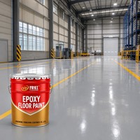 Peinture pour sols en ciment époxy pour entrepôts industriels, revêtement résistant à l'usure et aux produits chimiques, prix usine