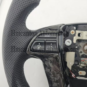 Factory Hot Sale Perforated Leather Forged Carbon Black Stitching <b>Wheel</b> for Honda Accord 8 Gen Crosstour Car Steering <b>Wheel</b> - Product Image 4