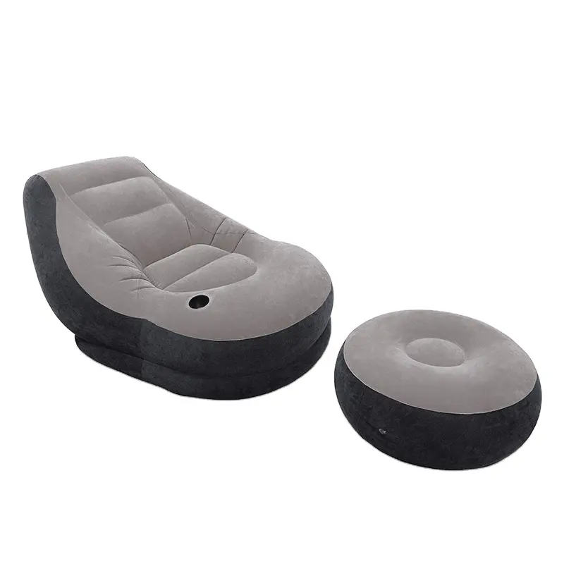 Intex 68564 ultra lounge Outdoor aufblasbare sofa Flocked With Footrest aufblasbare stuhl hocker Inflatable sofa