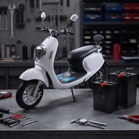 Baterai Motor Listrik Pinsheng 72V 50AH 60Ah LiFePO4 dengan 6000 Siklus dan Suhu Operasi -20~60