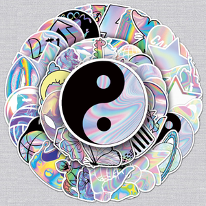 Autocollants à <span class=keywords><strong>code</strong></span> QR en gros, vente chaude, imperméables, vinyle blanc, découpés à la forme, logo personnalisé avec <span class=keywords><strong>code</strong></span> QR - Product Image 2