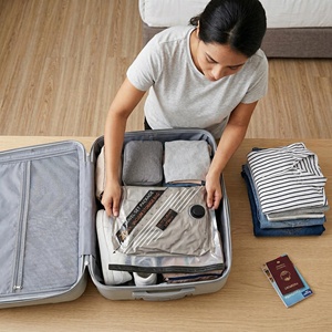 <span class=keywords><strong>Bolsas</strong></span> de Compresión al Vacío para Viaje, con Bomba USB Recargable, para Maletas, Ahorro de Espacio en Viajes - Product Image 5
