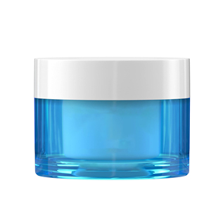 ขวดเครื่องสำอาง15มล. ขวดอะคริลิคพร้อมฝาปิดขวดพลาสติกทรงกลมสีออกแบบได้ตามต้องการ - Product Image 1