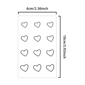 <span class=keywords><strong>Tatouage</strong></span> temporaire Simple Hearts, <span class=keywords><strong>tatouage</strong></span> semi-permanent, imperméable, résistant <span class=keywords><strong>à</strong></span> la transpiration, dure 2 semaines, <span class=keywords><strong>tatouage</strong></span> réaliste pour le bras et le corps - Product Image 2