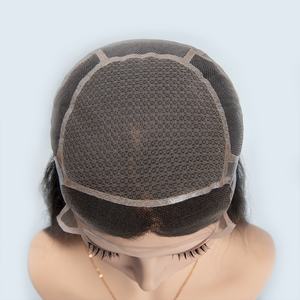 Prótesis Capilar Médica con Base de Malla Transpirable, Cobertura Total, para Pacientes con Pérdida de Cabello por Cáncer, Contacto Cómodo con el Cuero Cabelludo - Product Image 1