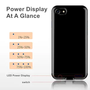 Ốp lưng sạc dự phòng 4000 mAh cho <span class=keywords><strong>iPhone</strong></span> 6 <span class=keywords><strong>Plus</strong></span> <span class=keywords><strong>6S</strong></span> <span class=keywords><strong>Plus</strong></span>, màn hình 5.5 inch, vỏ bảo vệ thông minh, pin dự phòng - Product Image 3