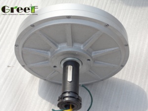 เครื่องกำเนิดไฟฟ้ากระแสสลับแบบไร้แกนแม่เหล็กแรงบิดต่ำ 24V 48V สำหรับการผลิตพลังงานลมแกนตั้ง - Product Image 3