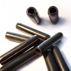 <span class=keywords><strong>Goupille</strong></span> <span class=keywords><strong>spirale</strong></span> cylindrique élastique laminée en acier 65Mn, noirie, norme GB879.4, deux et demi tours, origine CN HEB - Product Image 1