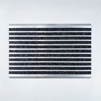 Tapis anti-poussière moderne en aluminium lavable, épaisseur 1 cm, vente directe usine pour entrées
