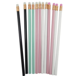 Lápiz de Madera Hexagonal HB de 7.5 Pulgadas con Borrador, Personalizable con Impresión, <span class=keywords><strong>para</strong></span> Estudiantes, Herramienta de Escritura, <span class=keywords><strong>Regalo</strong></span> <span class=keywords><strong>para</strong></span> Oficina, Hotel, Papelería - Product Image 1