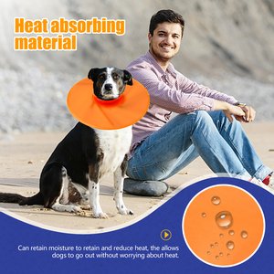Collar Isabelino para Perros, de Poliéster, Ajustable, Impermeable, Anti-Lamido, Cono de Recuperación Postoperatorio para Perros, Tallas S/M/L/XL - Product Image 3